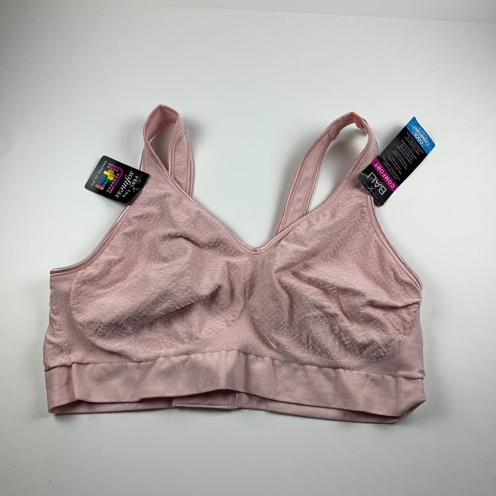Bali Women's Comfort Revolution Seamless 2-Ply Full Wireless Bra Size 3XL NWT